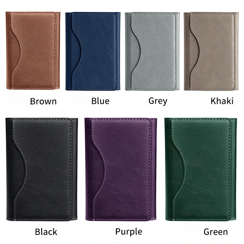 Cartera con tarjetero magnético para iPhone, Samsung, Xiaomi, MagSafe, funda desmontable con múltiples ranuras para tarjetas