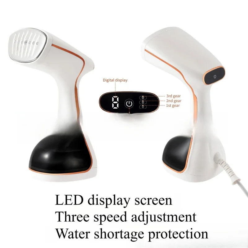 Vaporizador de ropa de mano, plancha de vapor eléctrica para el hogar, máquina de vapor portátil de planchado de calor rápido para viajes en casa