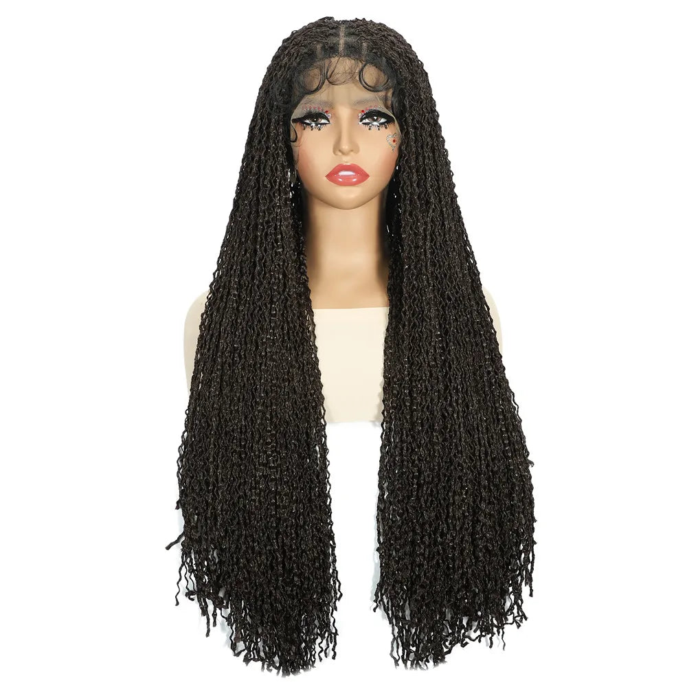 SQRDGQ Peluca de Cabello Sintético Rosa para Mujer, Pelucas Trenzadas Rizadas Profundas para Mujer, Peluca con Frente de Encaje 13*6 con Cabello de Bebé, Pelucas Baratas en Oferta