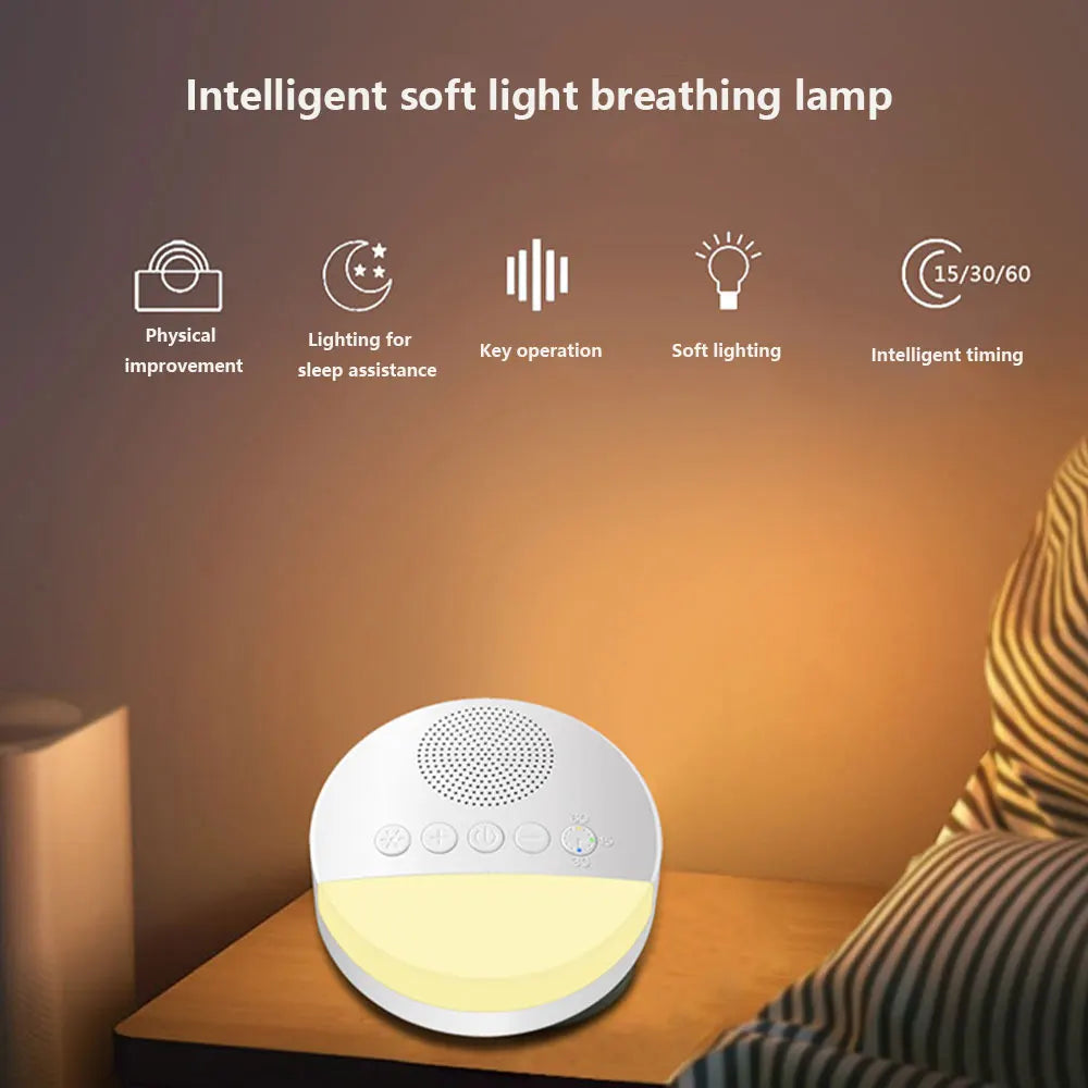 Ayuda para dormir, máquina de ruido, sonido, Spa, máquina de relajación, sonidos naturales, herramienta de artefacto para aliviar el insomnio del sueño para bebés y adultos