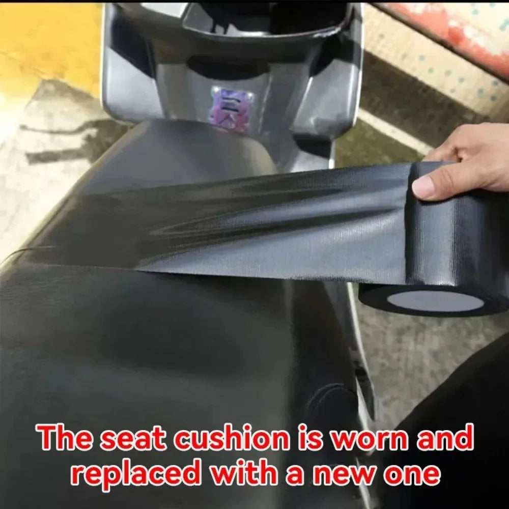 Cinta de reparación impermeable de alta viscosidad: parche a prueba de fugas para sofás y muebles de cuero, corte personalizable