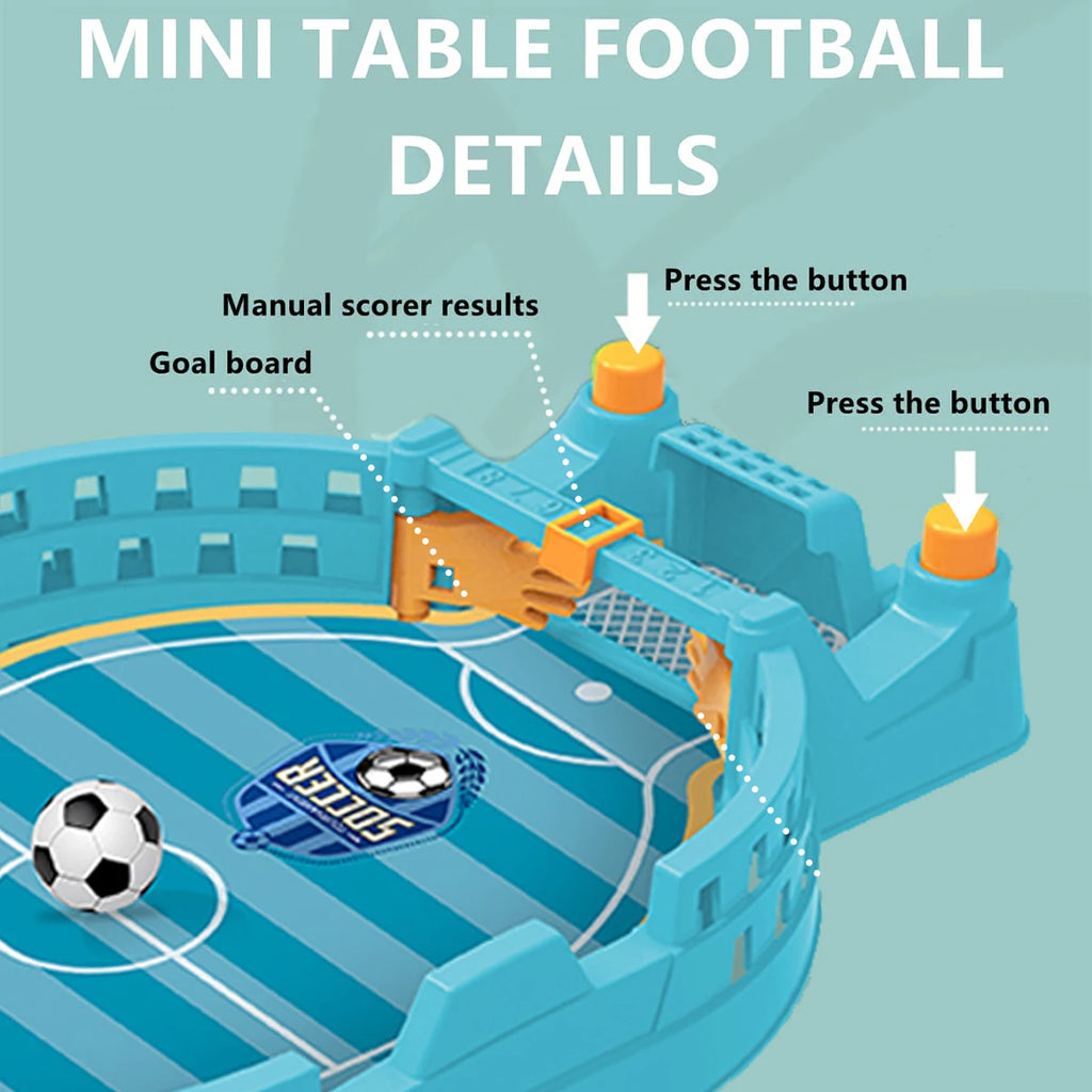 Minijuego interactivo de mesa de fútbol, juegos deportivos de competición, Catapulta de escritorio para juego familiar