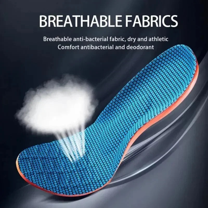Plantillas deportivas para zapatos, desodorante con absorción de impacto, cojín transpirable, plantillas para correr para hombre y mujer, 2 uds.