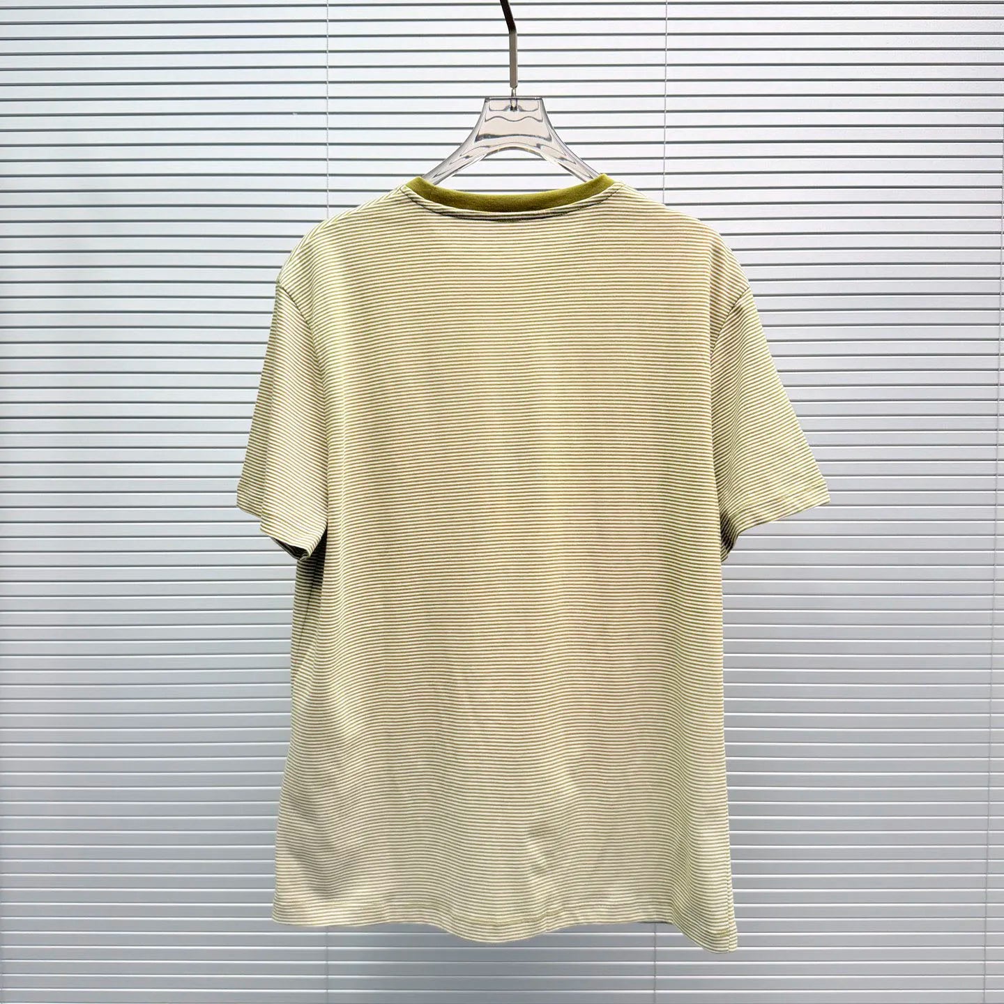 Camiseta a rayas de manga corta con cuello redondo de alta calidad, nueva colección 2026, informal y cómoda, para mujer, verano, xy26519169