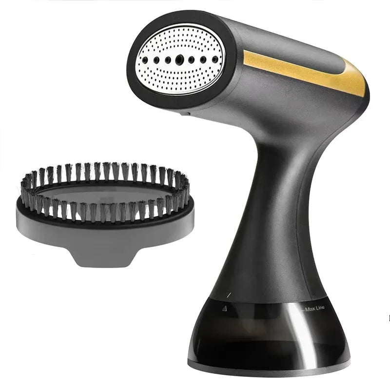 Plancha de Vapor de Mano con Pantalla Táctil Resistente al Calor HOMEFISH 2025, Mini Plancha Vertical con Cepillo