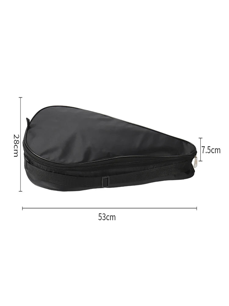 Bolsa de Padel Oxford negra, funda para varias raquetas de tenis, cara suave, fibra de carbono, EVA, bolsas de hombro de tenis Unisex
