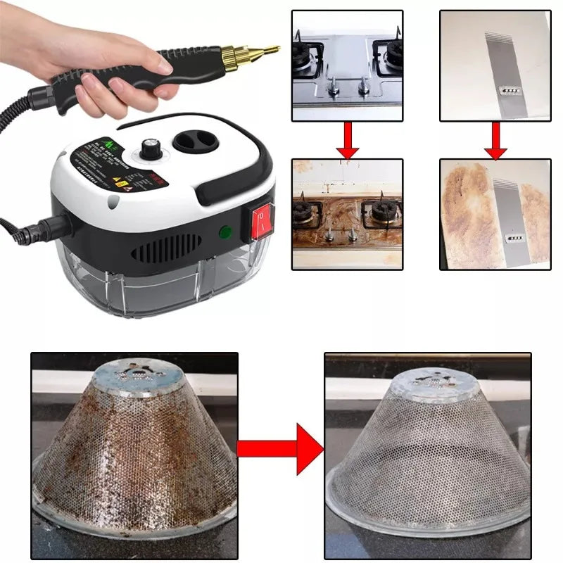Limpiador a Vapor de Alta Temperatura, Lavadora a Presión, Máquina de Limpieza a Vapor para Aire Acondicionado, Cocina, Hogar y Automóvil