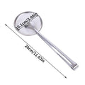 Filtro de pinza para freír aceite de acero inoxidable, colador de malla fina con pinzas de Clip para freír aceite, alimentos, barbacoa, herramientas de cocina
