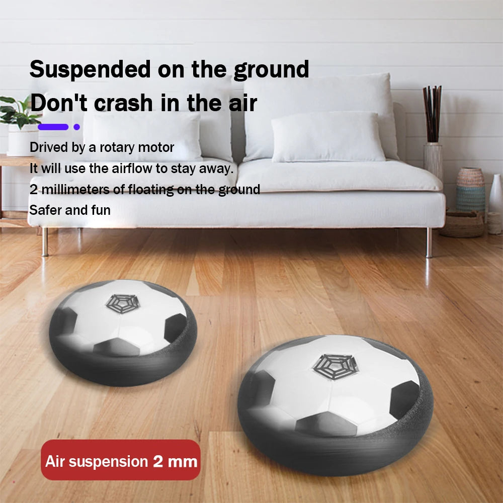 HOMEFISH 1 Pieza de Balón de Fútbol Eléctrico con Cojín de Aire, Tipo Batería, para Ejercicio en Interiores, para Padres e Hijos
