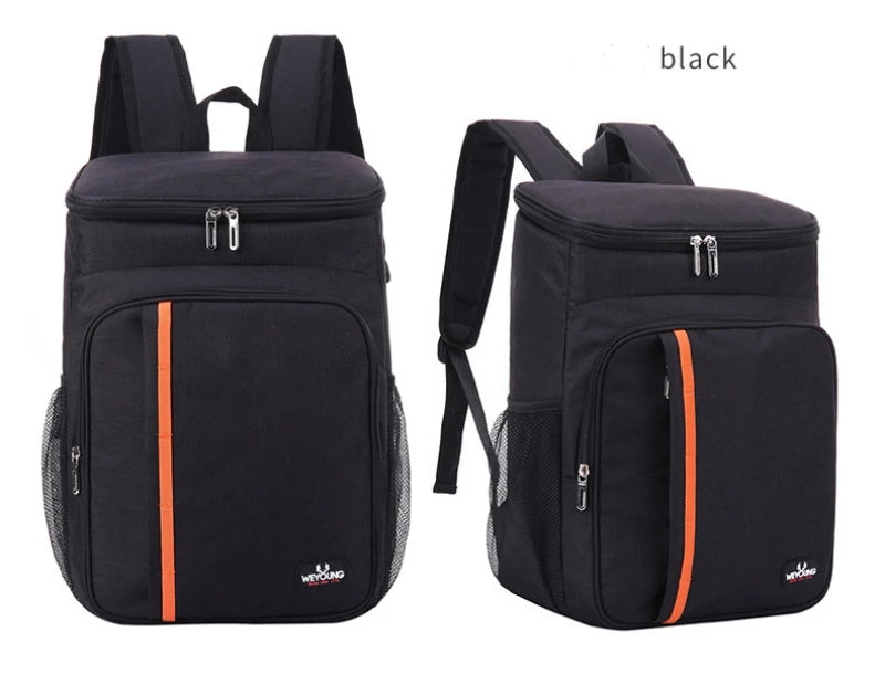 Bolsa de almuerzo térmica portátil de 18L, caja de comida duradera, resistente al agua, funda con aislamiento de hielo, mochilas para cena Oxford para acampar, Icebox