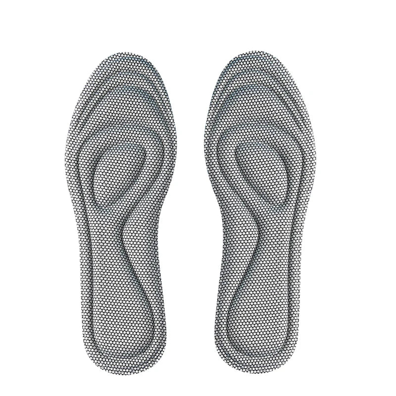 Plantillas ortopédicas de espuma viscoelástica para zapatos, desodorización antibacteriana, absorción de sudor, calzado deportivo, almohadillas para correr, 2 uds.