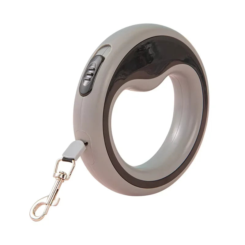 Correa Retráctil para Perro, Resistente, Extensible, con Cinta de Nailon Fuerte, Freno de Una Mano, Diseño Antienredos para Perros Pequeños