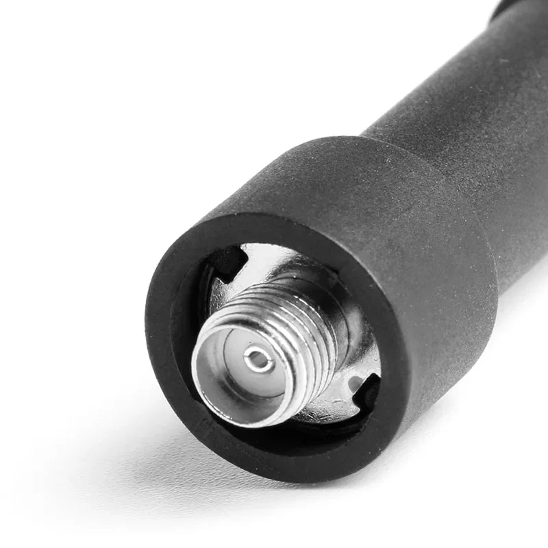 1/2 Uds Mini antena ultracorta UHF 400-480MHz adaptador conector accesorios para Baofeng BF-888S UV-5R UV-82 UV-9R Plus