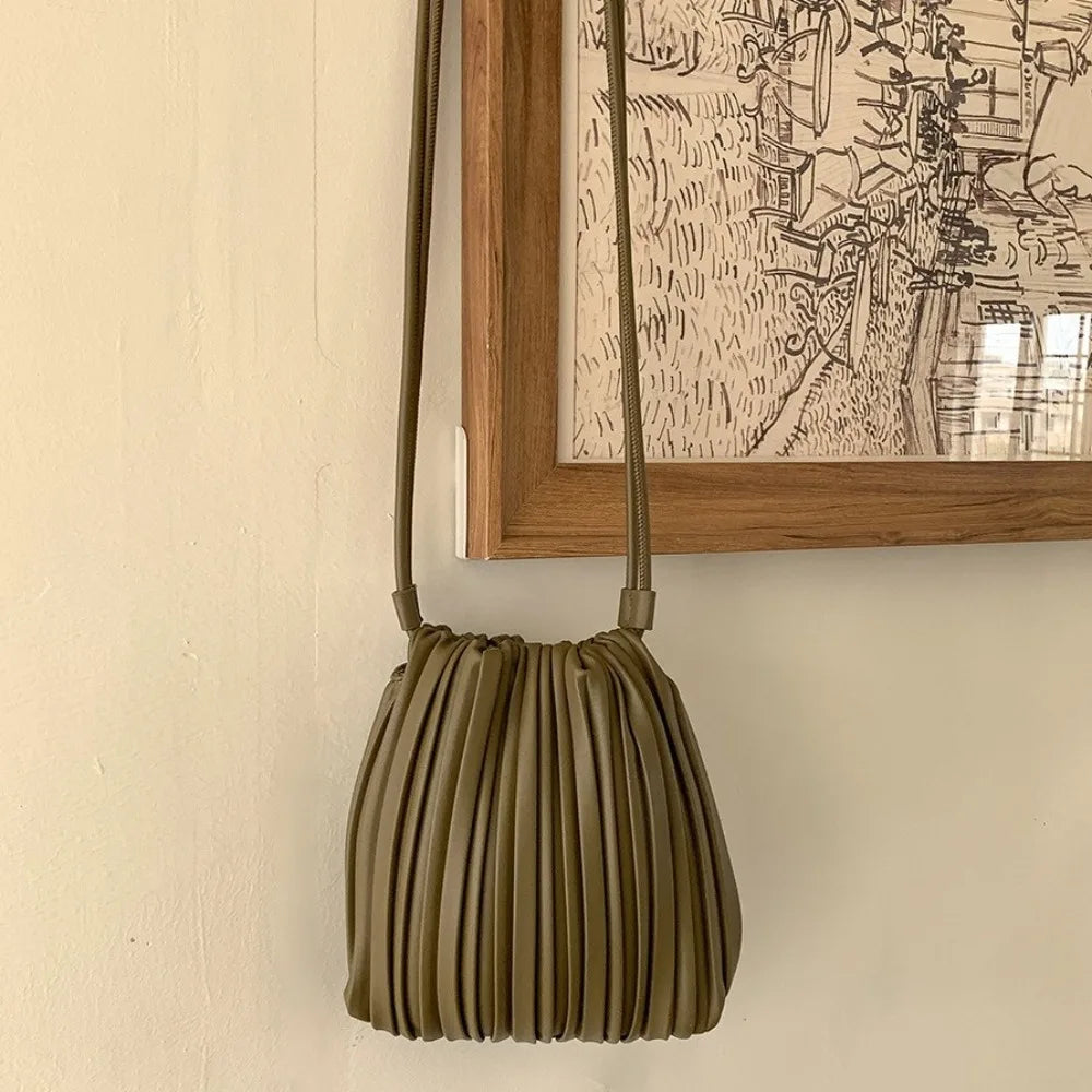 Nuevo bolso cruzado de cuero PU, bolso de hombro con bolsillo interior de uso versátil, Mini monedero elegante para mujeres y niñas
