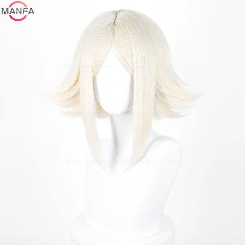 Peluca de cosplay de Gachiakuta Anime Rudo Zanka Riyo Reaper Guita Eishia Stilza Amo Empool, peluca corta, pelucas sintéticas resistentes al calor