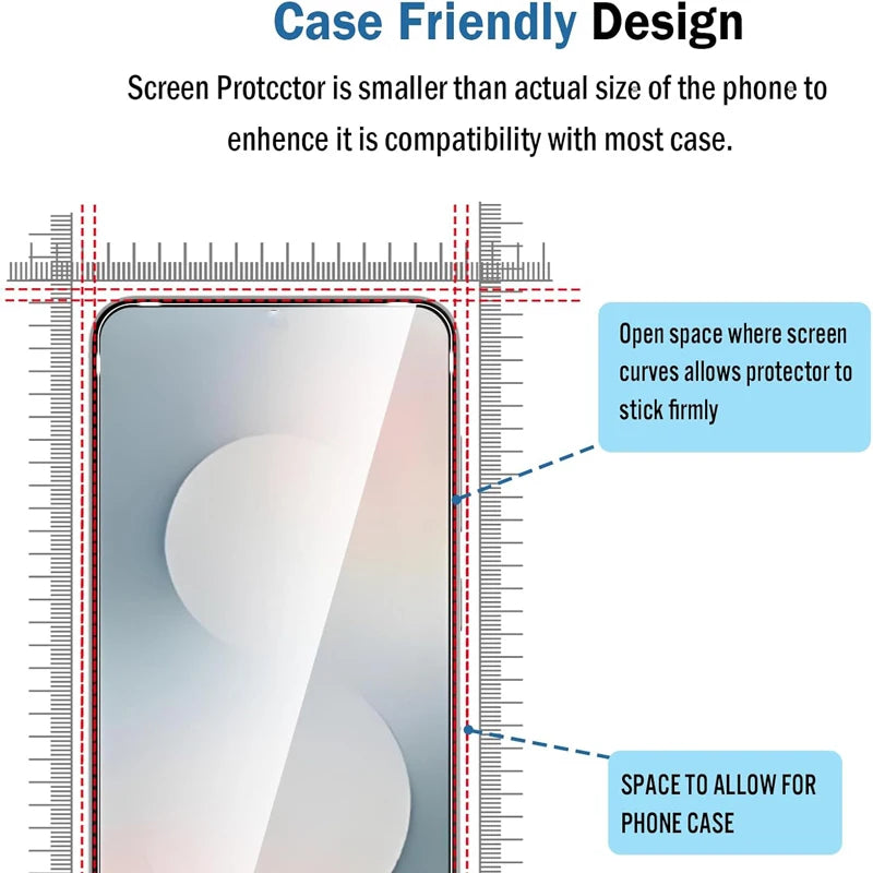4 Piezas de Vidrio Templado para Samsung Galaxy S25 FE, Protector de Pantalla Transparente para Samsung S25 FE S25FE