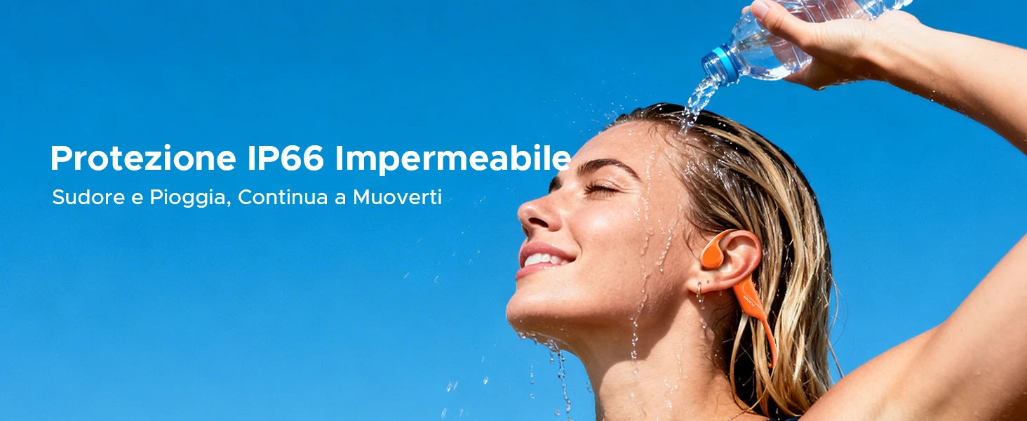 Audífonos DOOGEE BoneBeat Run Ray con Conducción Ósea, 10 Horas de Duración, Bluetooth 6.0, Dinámicos, Deportivos, Ligeros, Inalámbricos, de Diseño Abierto