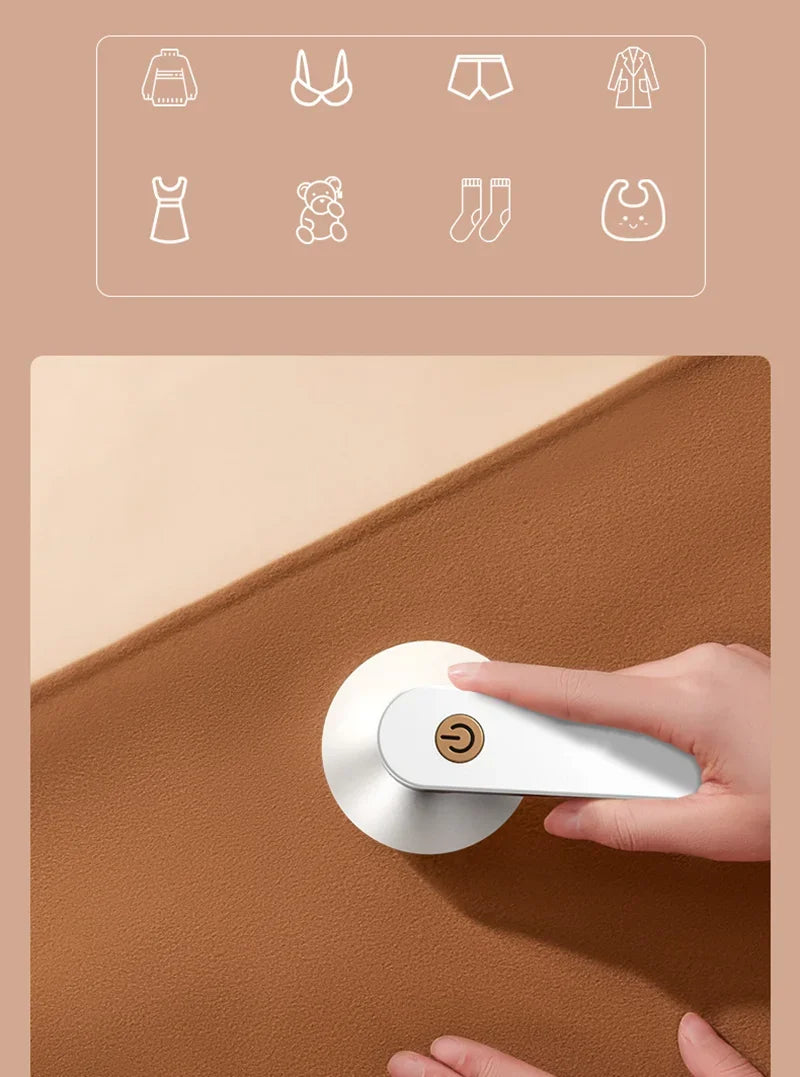 Recortador de bolas de pelo eléctrico para ropa, eliminación automática de bolas de pelo, afeitado, seis cabezales de cuchillo, carga Usb, portátil para el hogar, eliminación de pelusas