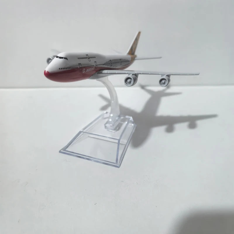 JASON TUTU modelo Original Boeing 747 avión Diecast Metal 1/400 escala miniatura avión modelo aviones regalo