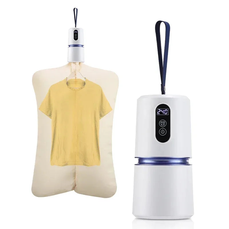 Secadora de Ropa Portátil Inteligente de 110-220V, Secadora de Ropa con Temporizador, Secadora de Ropa para Viajes al Aire Libre