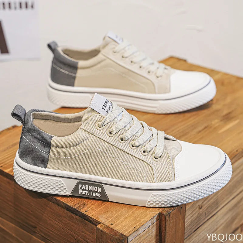 Zapatos ligeros y transpirables para hombre, nuevos zapatos de lona, cómodos, de talla grande, resistentes al desgaste, zapatillas informales a la moda