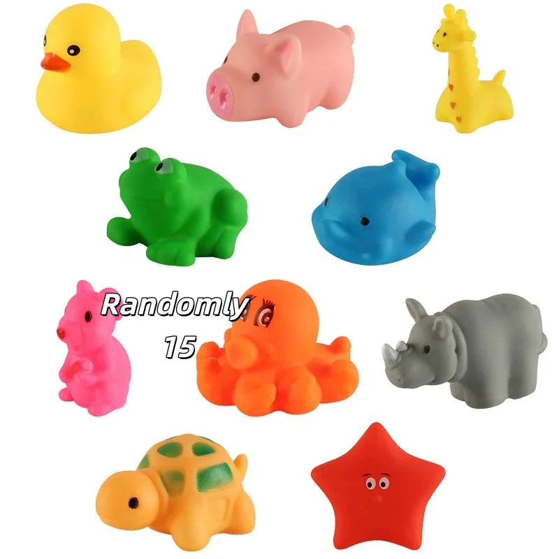 Pinch and Call juguetes para niños para tomar la ducha, jugar con el agua, nadar y jugar con el agua.