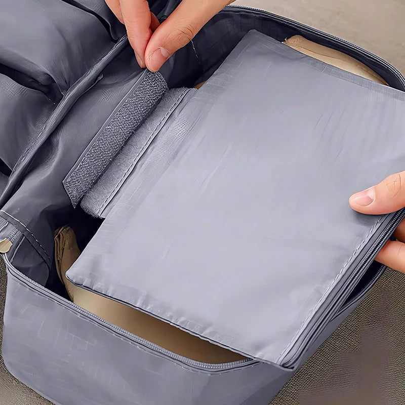 SNUGUG Bolsa de almacenamiento de ropa interior portátil, organizador ligero a prueba de polvo, contenedor de viaje multifuncional, bolsa de almacenamiento de sujetador