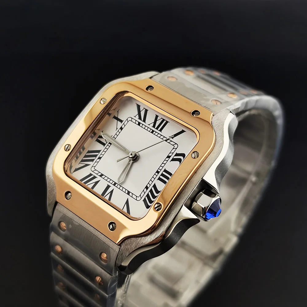 Reloj de Moda para Mujer 2026, Modelo NH05, Color Rosa Plateado, Acero Inoxidable, Logotipo Personalizado, Movimiento NH05