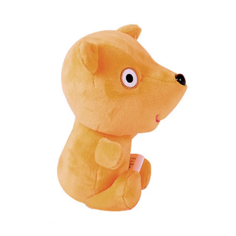 Peppa Pig-muñeco de peluche de Peppa Pig para niños, juguete de alta calidad de 19CM, oso de peluche de dinosaurio, figura de Anime suave, regalos de cumpleaños para niños