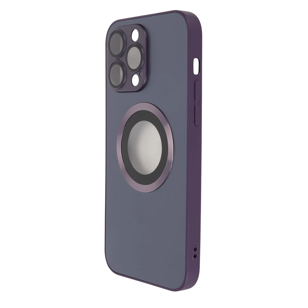 Funda de teléfono magnética a prueba de polvo y arañazos, funda protectora de vidrio esmerilado para IPhone14 Pro Max, funda de teléfono magnética