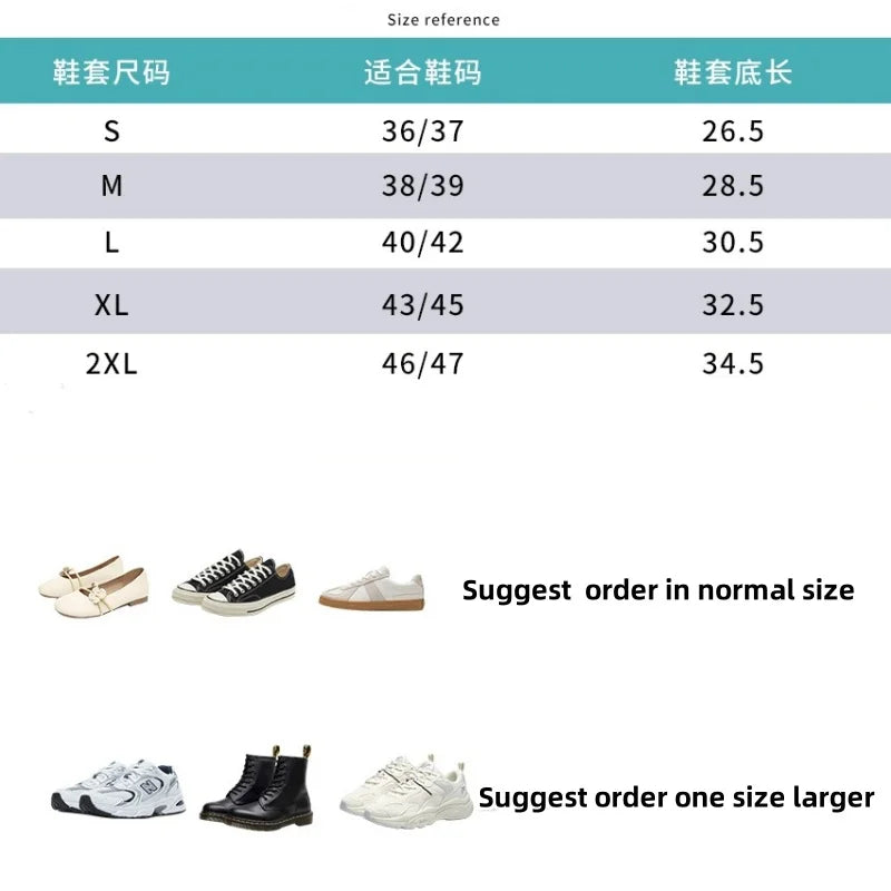 Cubierta impermeable para zapatos contra la lluvia, cubiertas antideslizantes reutilizables para botas de senderismo y ciclismo, protectores para zapatos, cubierta para botas de arena húmeda para lluvia y nieve