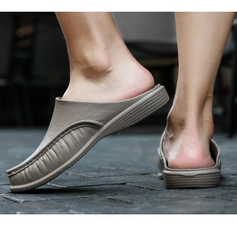 2023 Hotsale hombres zapatos EVA Slip On zapatos casuales para caminar hombres medias zapatillas cómodas zapatillas suaves tamaño 40- 47
