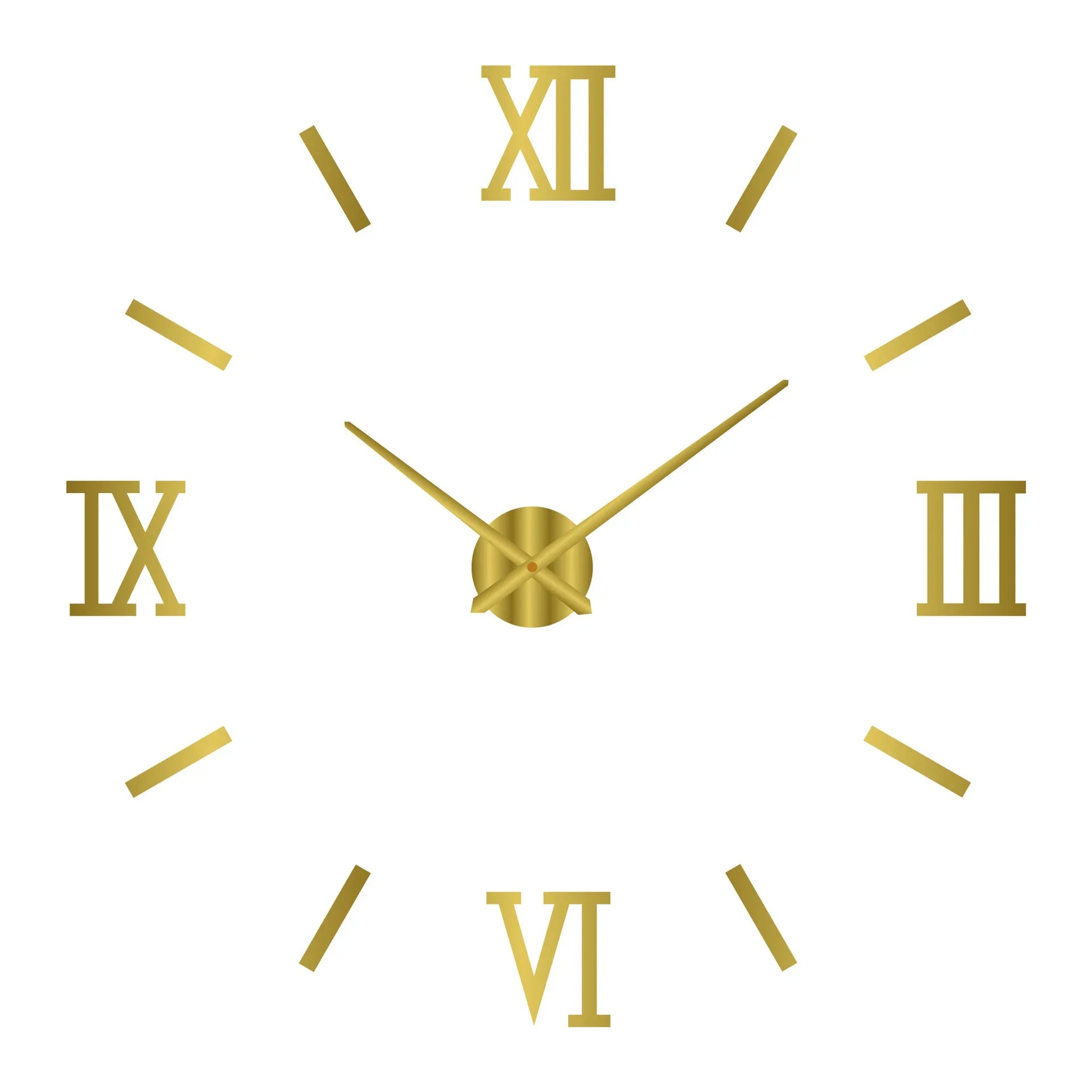 Reloj de pared con espejo acrílico de Número Romano grande 2D/3D, pegatina de moda DIY, relojes de cuarzo, reloj, decoración del hogar, pegatinas para el salón