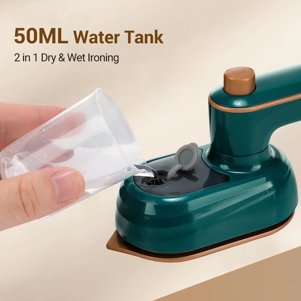 Mini vaporizador de ropa, plancha de vapor portátil de mano para viaje en casa, planchado de ropa, máquina de planchar en seco y húmedo, electrodoméstico