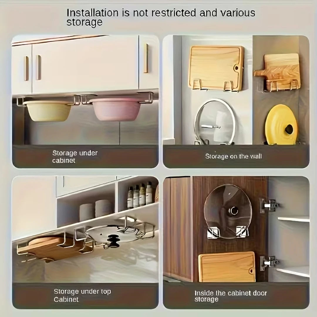 Soporte de Esponja para Montar en la Pared, de Acero Inoxidable, Organizador de Fregadero Autoadhesivo que Ahorra Espacio, para Fregadero de Cocina