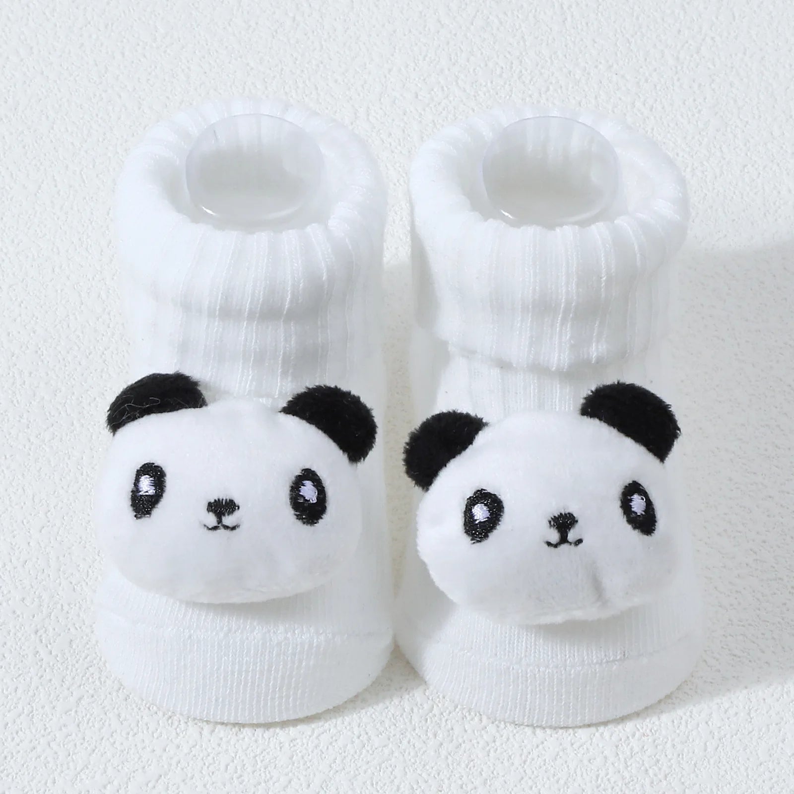 Calcetines bonitos de dibujos animados de oso, León, Panda, calcetines de bebé para niños y niñas, calcetines de tubo sólidos de algodón suave para recién nacidos, calcetines para niños