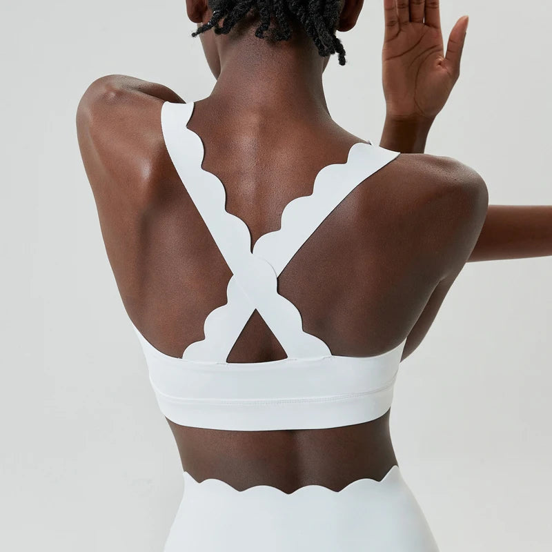 Traje de gimnasio de Color sólido para mujer, conjunto de dos piezas para Fitness y Yoga, ropa deportiva ajustada para correr, ropa de entrenamiento transpirable