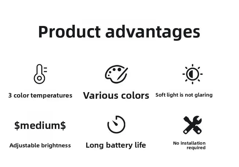 Máquina de ruido blanco para dormir RGB con sonido relajante, luz LED nocturna recargable táctil, lámpara relajante de Audio y sueño para bebé
