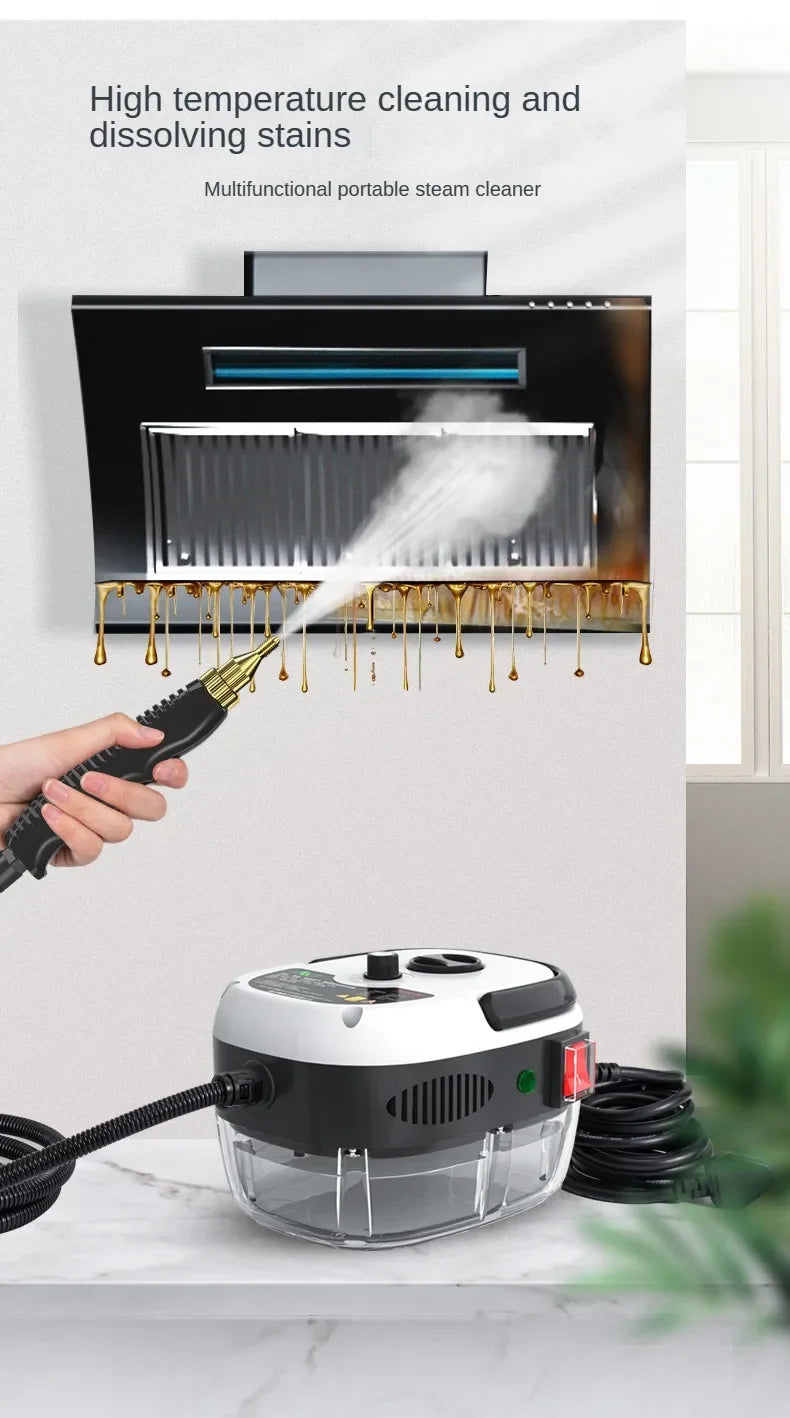 Limpiador a Vapor de Alta Temperatura, Lavadora a Presión, Máquina de Limpieza a Vapor para Aire Acondicionado, Cocina, Hogar y Automóvil