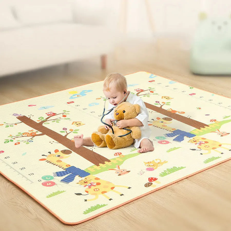 Alfombras para gatear para niños, alfombra de juego para bebés, alfombra de gimnasio para actividades EPE, alfombra de juego para bebés, alfombra para niños, suelo, juguetes de espuma Eva para recién nacidos, 120x90cm