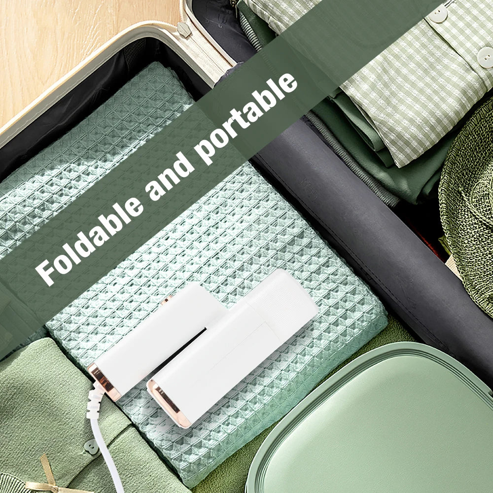 Plancha de vapor portátil de mano, Mini vaporizador plegable de 1000W para colgar ropa, planchado en seco y húmedo para viaje en casa