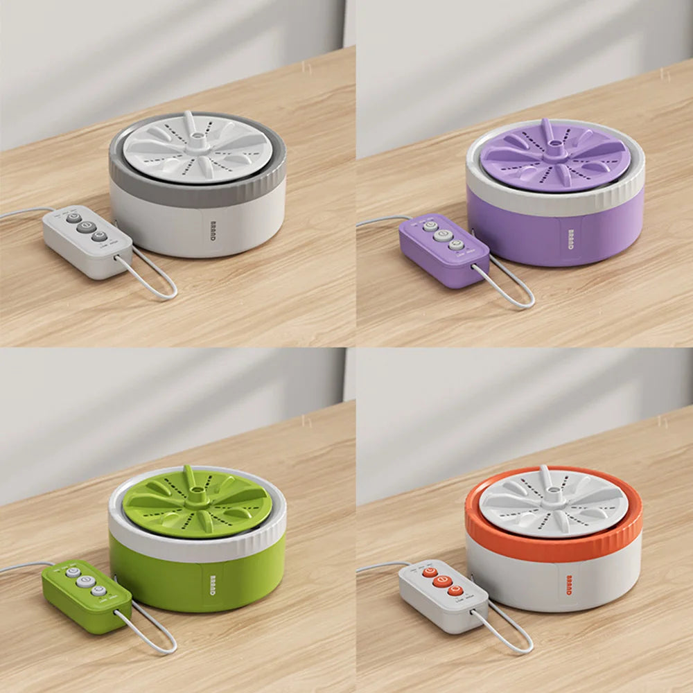 Mini lavadora portátil USB giratoria Turbo fruta lavavajillas ultrasónico para ropa hogar cocina viaje Control remoto탁