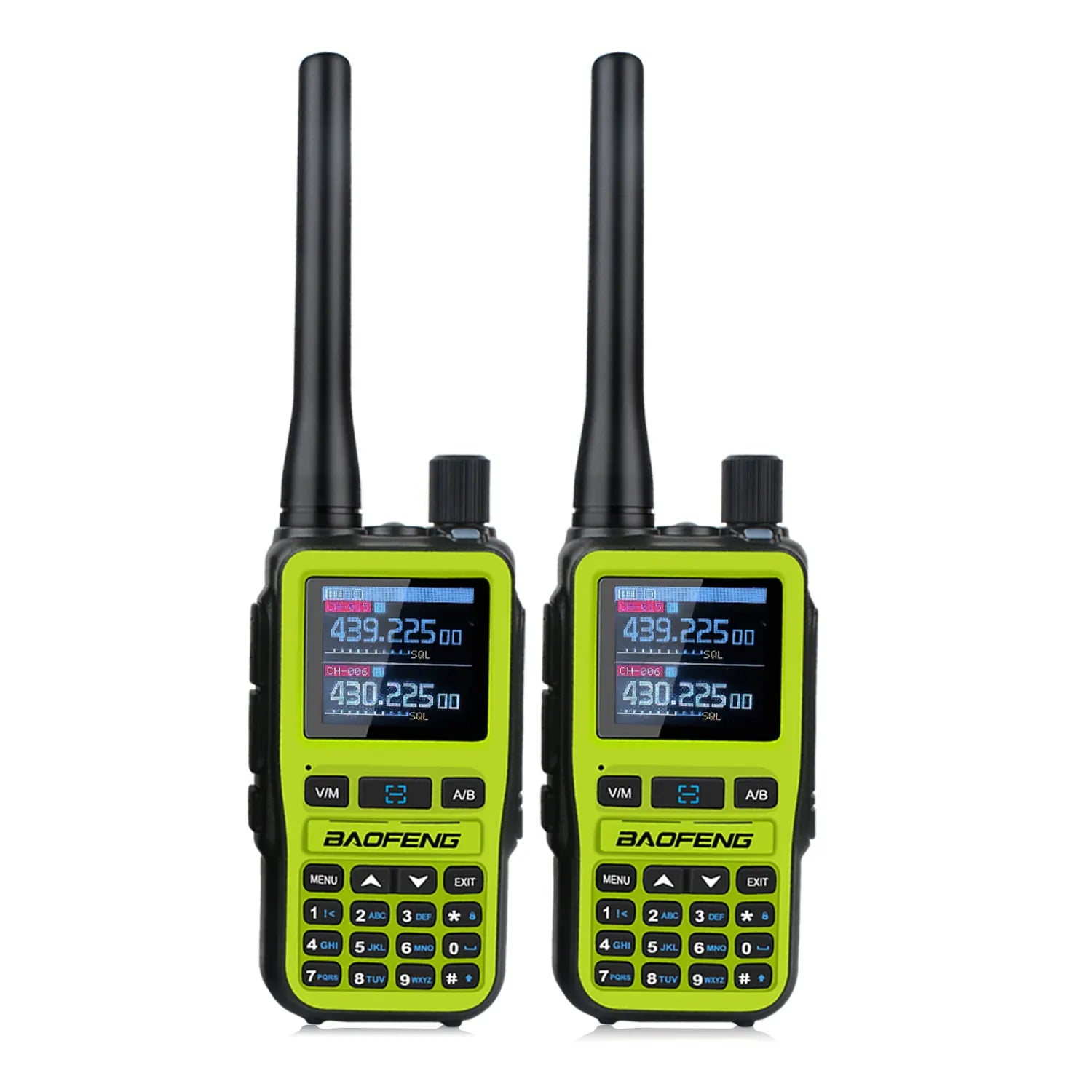 2 unids/pack Baofeng UV-5R Mini doble banda Dual PTT Walkie Talkie 5RMINI banda aérea Rx 5W compacto VOX FM Radio aficionado carga tipo C