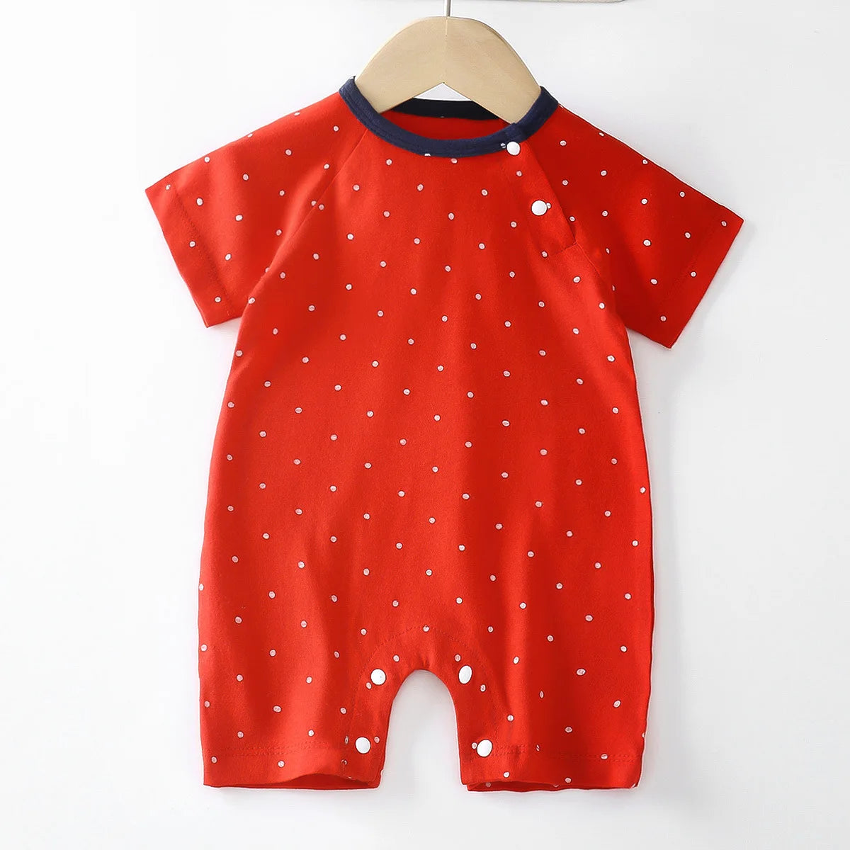 Monos de dibujos animados para bebé, mono de algodón transpirable de verano de manga corta para recién nacidos, niños y niñas, ropa para gatear