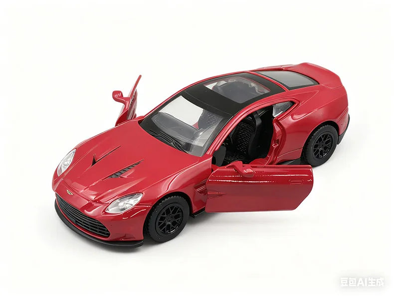 1/41 Aston Martin Vanquish coche de aleación fundido a presión y vehículos de juguete modelo de coche modelo a escala en miniatura coche de juguete para niños
