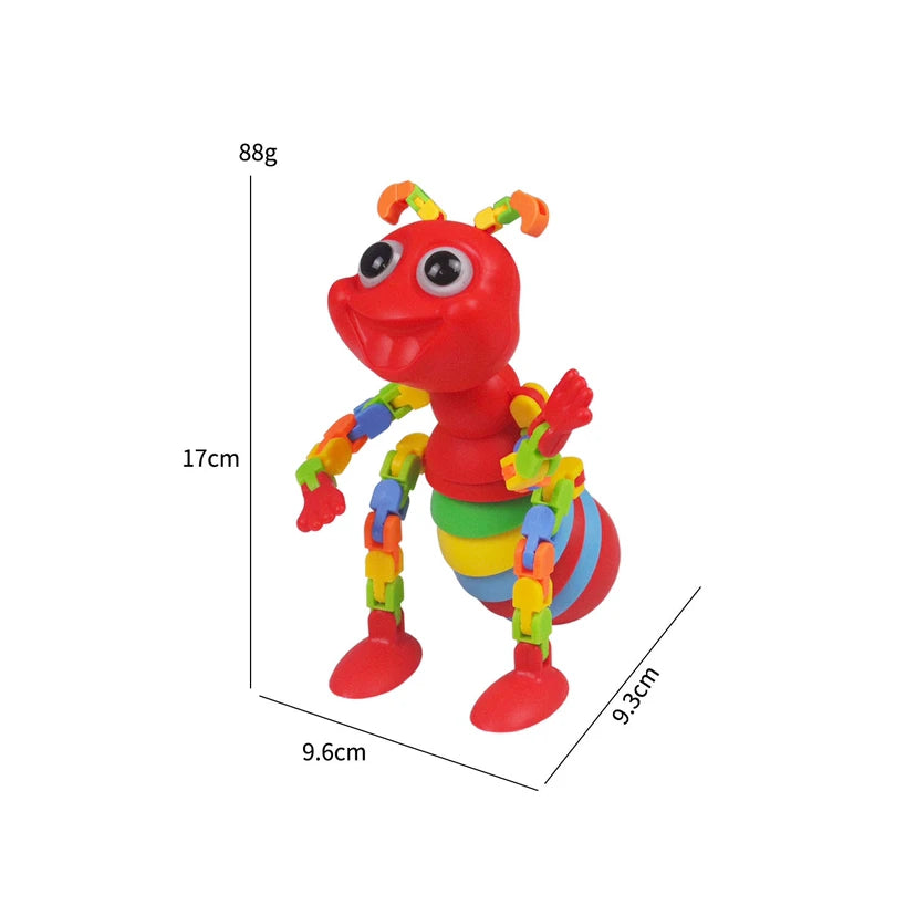 Juguete antiestrés 3D Slug, caracol colorido, giro creativo, alivio de todas las edades, juguetes sensoriales antiansiedad para niños