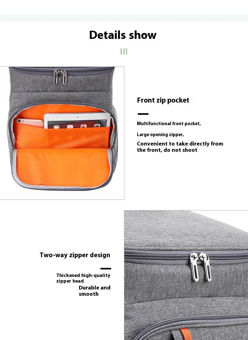 Mochilas para hombre, Bolsa térmica portátil impermeable, refrigerador duradero impermeable, IceCase, Mochilas de Picnic para acampar, Icebox Mochilas Bolsa