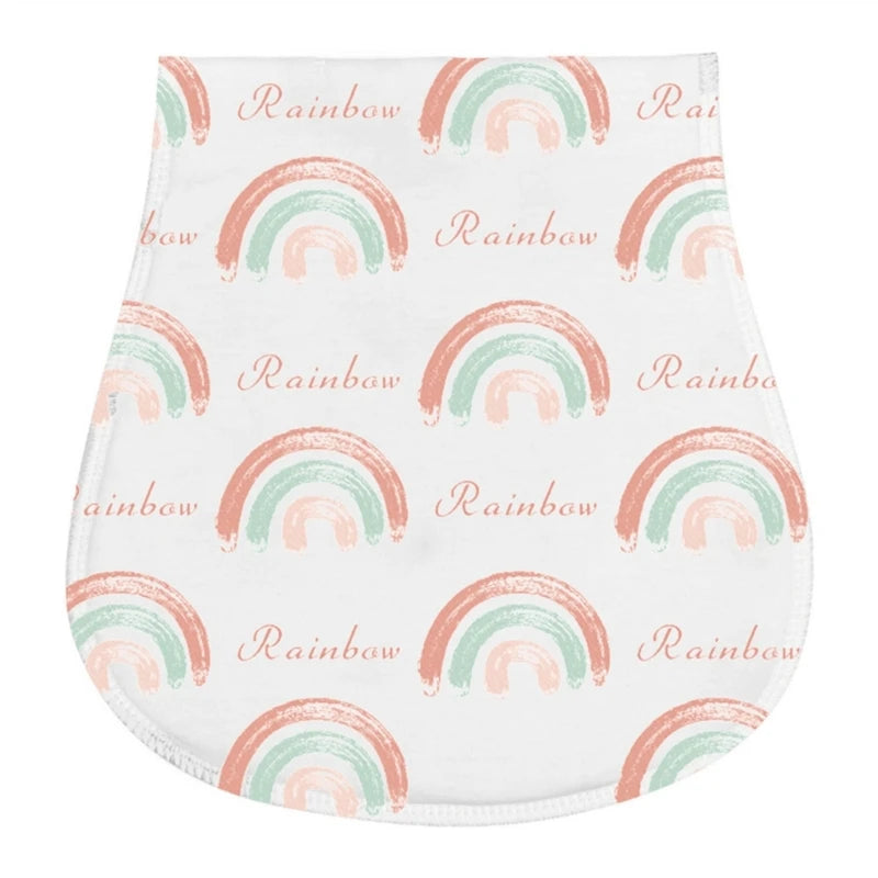 Paños de Bebé de 2 Capas, Baberos Absorbentes para Recién Nacidos, Baberos de Algodón Suave para Bebés, Regalo para Baby Shower