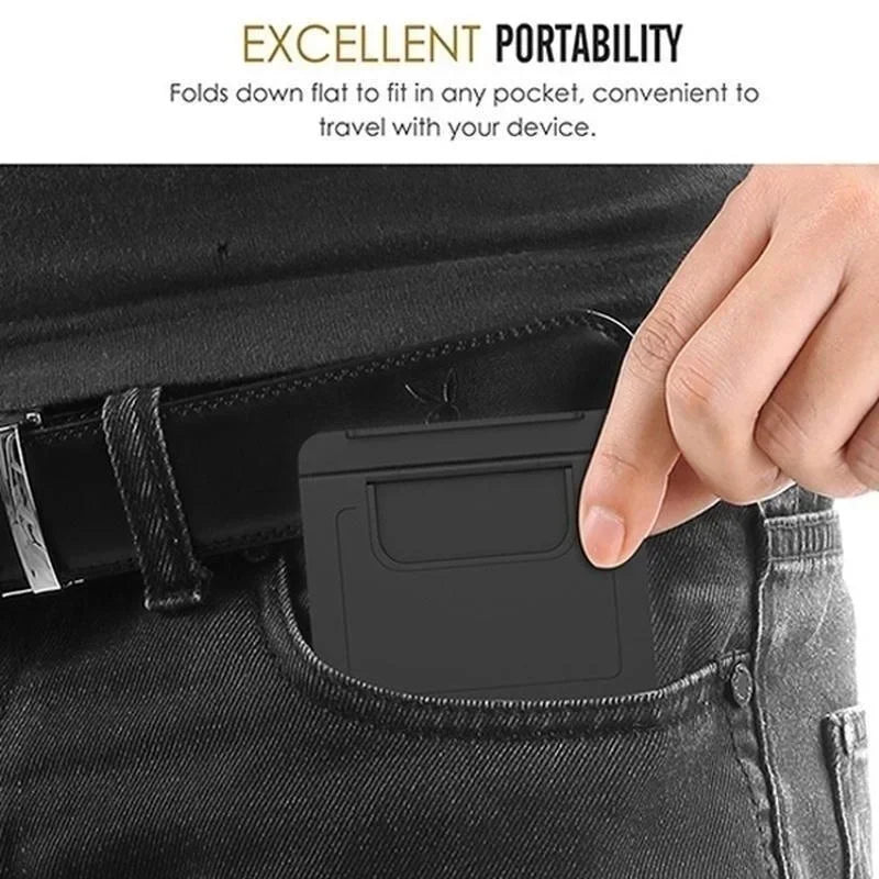 Soporte portátil de escritorio para teléfono móvil, Mini soporte de escritorio Universal, soporte ajustable para todos los teléfonos inteligentes, pantalla de tableta