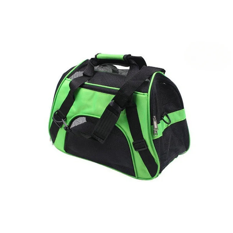 Bolsas de transporte para gatos, bolsa de transporte portátil para perros, bolsas de transporte transpirables de malla para perros pequeños, bolso plegable para gatos, bolsa de viaje para mascotas, bolsa de transporte